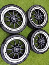 Black Rota GT3 wheels w/Parada Spec 2 tyres. Refurb/clean needed. Collection 