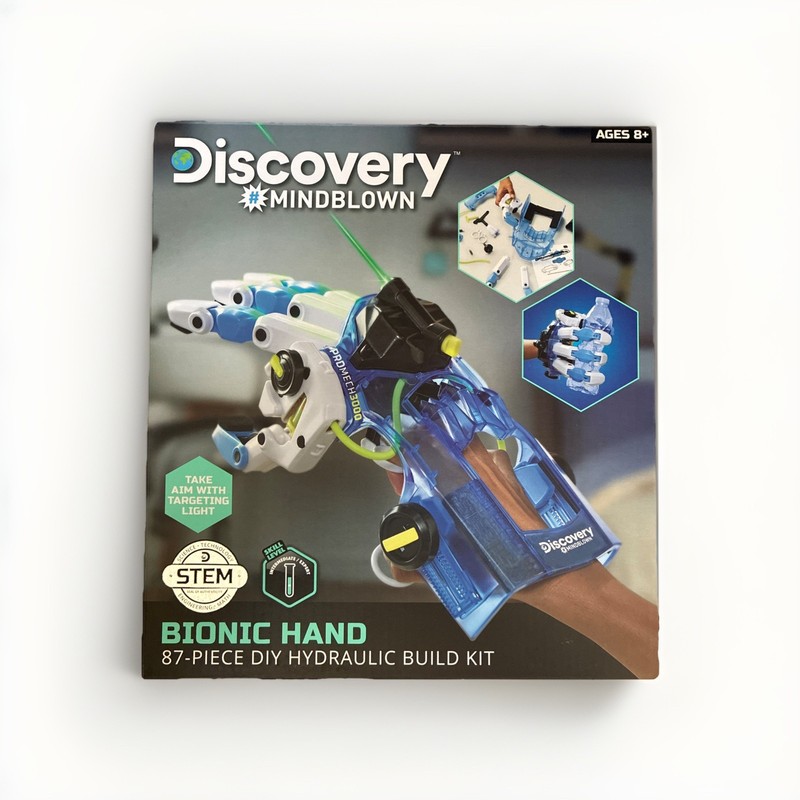 Stem Discovery Kids Bionic Robotic Hand DIY Toy Building Kit