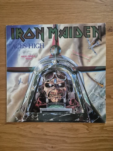 Iron Maiden Aces High 12" Maxi-Single Stereo Europe 1984 Vinyl Record