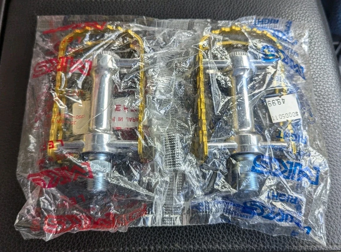 KKT Pedals for BMX Bike-Old School Vintage Bicycle Parts for sale