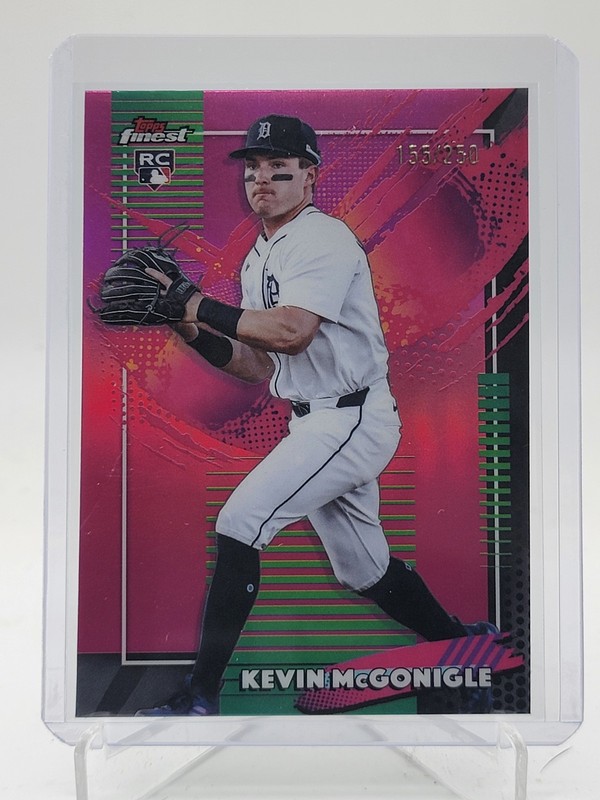 KEVIN MCGONIGLE 2026 TOPPS FINEST RARE PINK REFRACTOR /250 #275 TIGERS Q3967