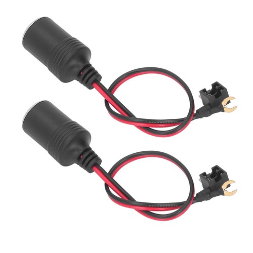 Para Zapalniczka samochodowa Gniazdo Gniazdo Złącze Adapter DC 12-24V Wymień LVE - Zdjęcie 14 z 24