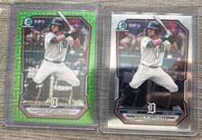2026 Bowman Chrome Kevin McGonigle (RC) Green Mojo Refractor /399/Base chrome 
