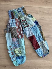 Handmade Henna Patchwork Pants Hippie Boho Harem Pants One Size Fits Most