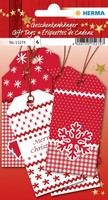 "Herma Weihnachts-GeschenkanhäNger \"White Christmas\" 6 StüCk"