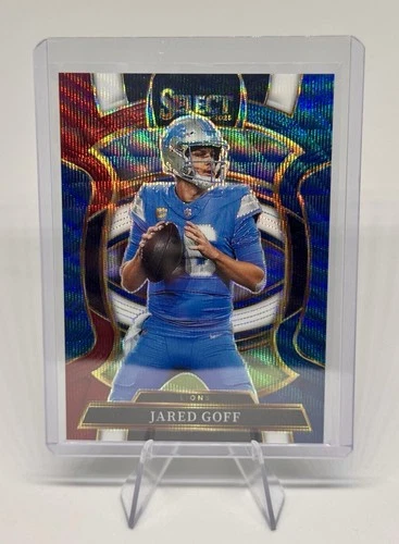 2025 Panini Select - Concourse Jared Goff #69 Tri-Color Prizm /399