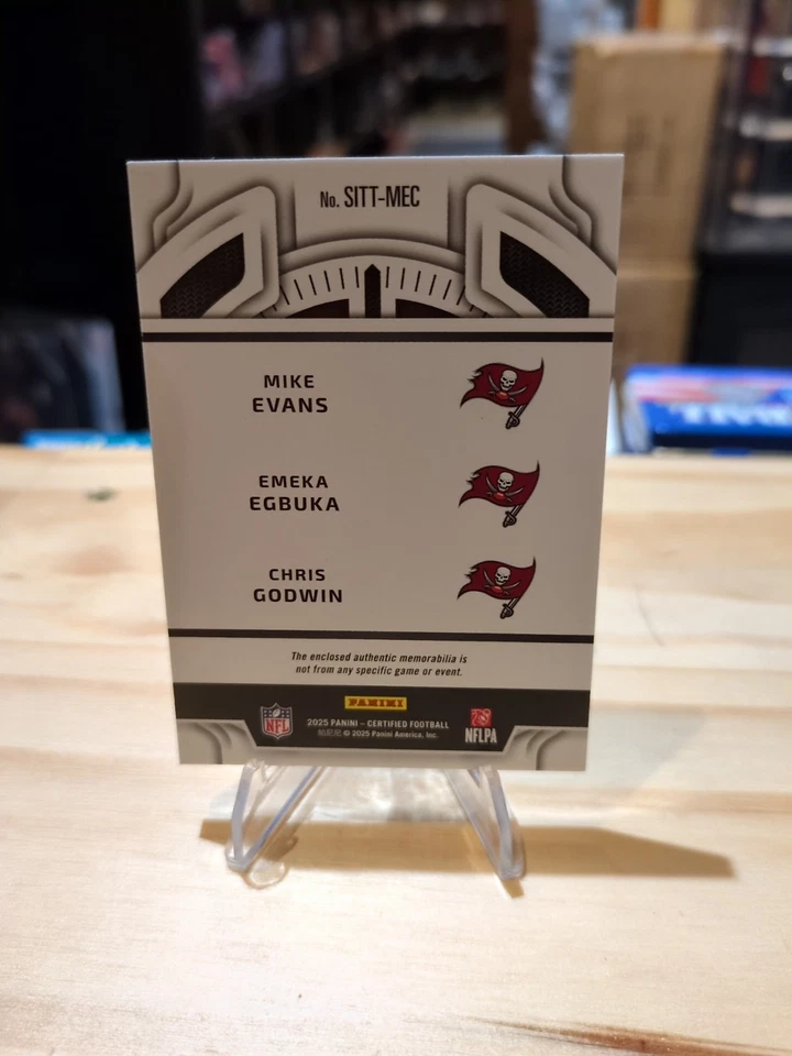 Mike Evans/Emeka Egbuka/Chris Godwin/10 SSP certificados 2025 Foto 2 de 4