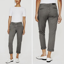 AG Adriano Goldschmied Caden Tailored Trouser Pants Size 26 Sulfur Grey NWT 198