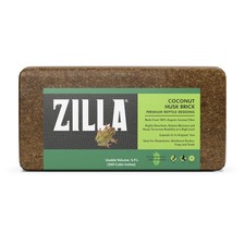 Zilla Coconut Husk Brick, Organic Bedding for Reptiles, Made One size, Brown