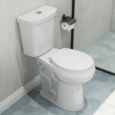 21'' Tall ADA Comfort Two-Piece Toilets 1.28 GPF Siphonic Flush 12  Rough-In