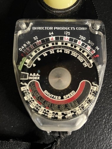 Misuratore luce esposizione direttore Norwood vintage modello B made in USA con custodia in pelle - Foto 4 di 10