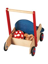 Haba Lauflernwagen Klassik Holzspielzeug Kleinkinder Lernen Bremse Gummireifen