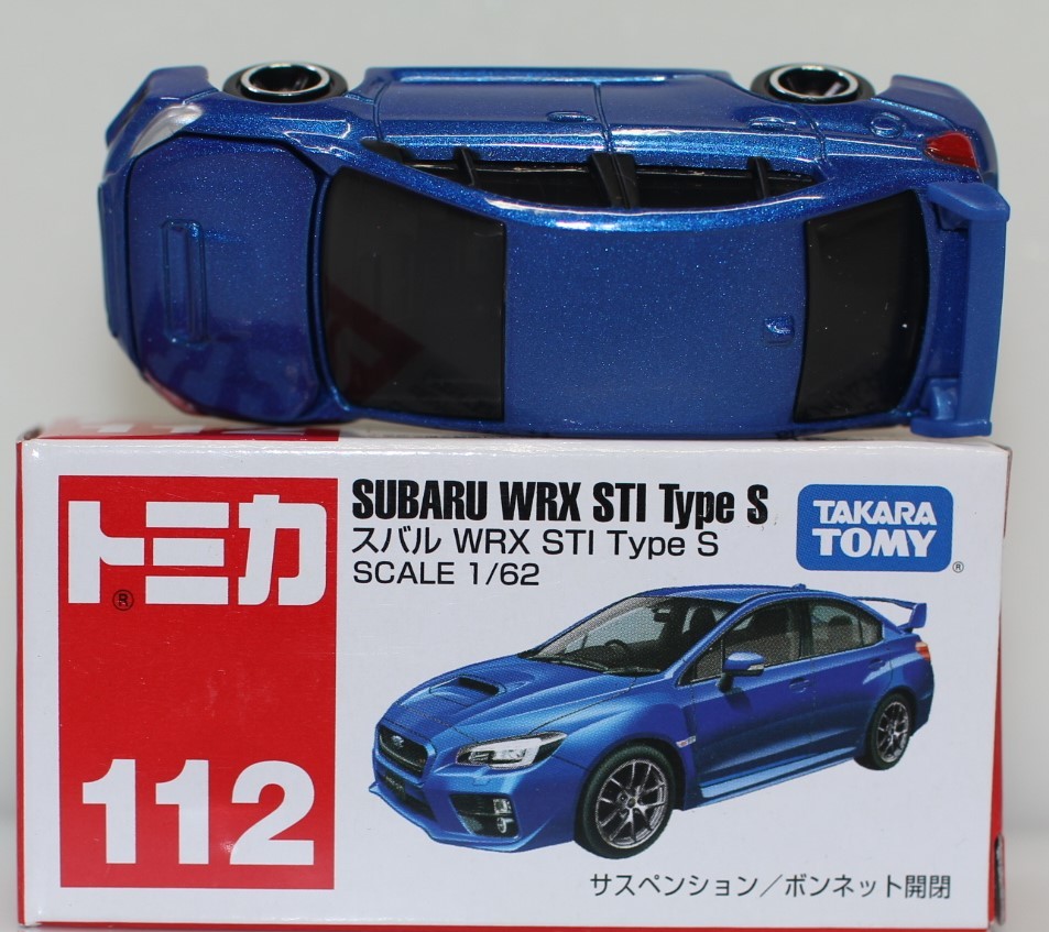 Tomica 112 Subaru WRX STI Type S | eBay