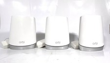 NETGEAR Orbi RBR750 Tri-band Mesh WiFi 6 AX4200 Router  2 Satellites