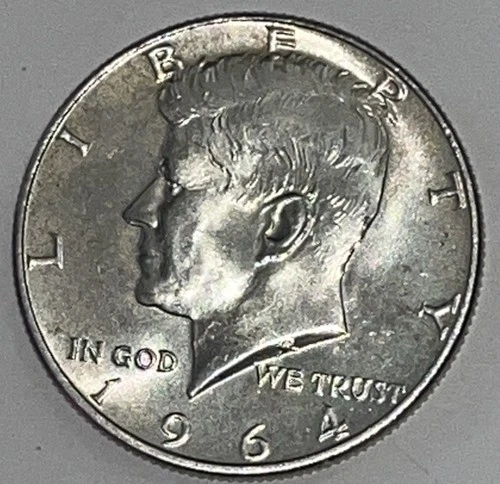 1964-D Silver Kennedy Half Dollar Uncirculated!