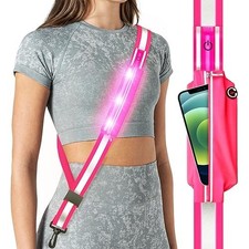 LED Reflective Belt Sash for Night Walking Running Safety Gear