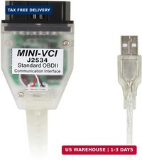 Mini Vci J2534 Cable Standard Obd2 Communication Interface For Tis Techstream V1