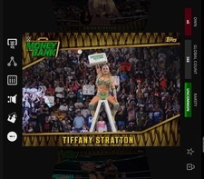 DIGITAL Topps WWE Slam 25 MONEY IN THE BANK 2024 REWIND Yellow TIFFANY STRATTON