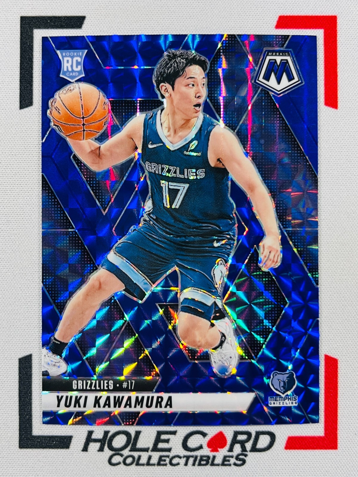 YUKI KAWAMURA RC 2024-25 Panini Mosaic Basketball #209 Blue Prizm 095/199 丶