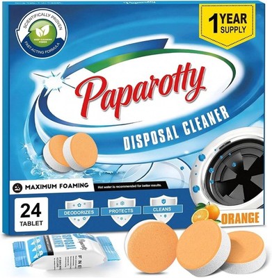Garbage Disposal Cleaner Tablets, Deep Clean & Deodorizer Pods for Kitchen Sink