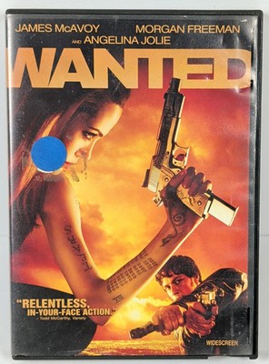 Wanted (2008) Standard Edition DVD James McAvoy Free Shipping
