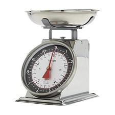 Mechanical Kitchen Food Scale with Bowl, Weig...