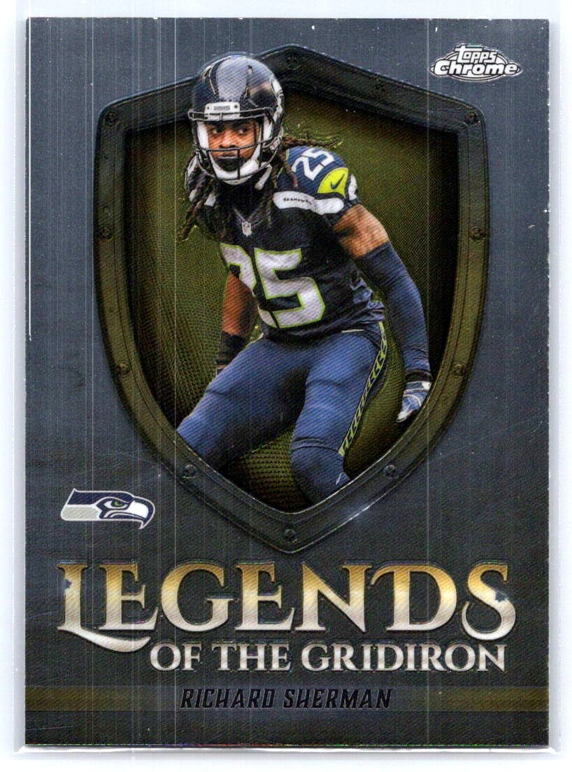 2025 Topps Chrome #LOG-36 Richard Sherman Legends of the Gridiron