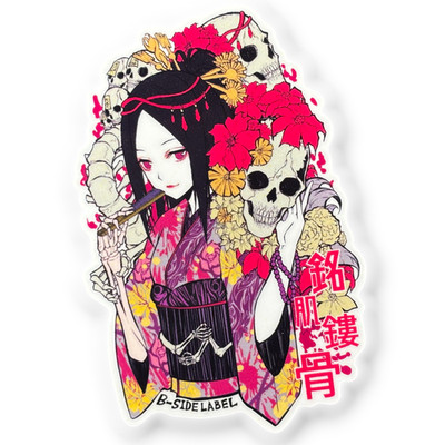 Kimono of Bones   B-Side Label Sticker   Japan