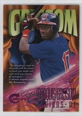1997 Skybox Circa Rave 96/150 Marquis Grissom #146 2s2