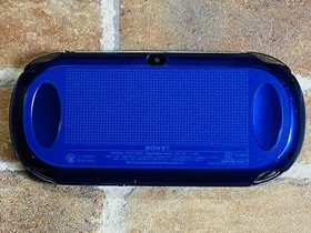 SONY PS Vita PCH-1000 Sapphire Blue ZA04 Playstation Charger 8GB Tested EX DDP