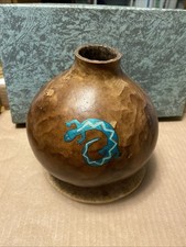 Hand Painted Gourd Gecko