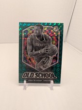 2019-20 Panini Mosaic #19 Tracy McGrady Old School Mosaic Green Prizm ROCKETS