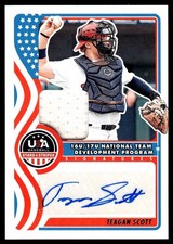 2025 Panini Stars & Stripes Teagan Scott Signature Materials Auto C #NTS-TS