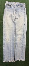 Vintage 70s Levis Jeans Women  s Distressed - Talon 42 Zipper
