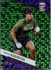 2023 Donruss Elite #185 Tavius Robinson Green Disco RC