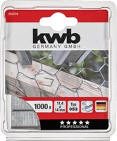 Klammern, 11,4 Mm X 14 Mm, Feindraht, Stahl, 1000 Stk.
