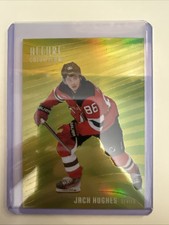 2025-26 Upper Deck Allure  Color Flow Yellow-Green Jack Hughes #CF-21