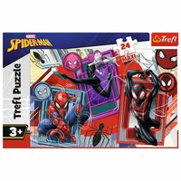 Trefl Maxi Puzzle Spiderman, Kinderpuzzle, Kinder, 24 Teile, 60 X 40 Cm, 14366