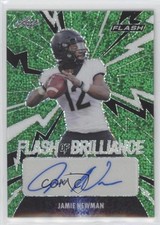 2021 Leaf Flash Flash of Brilliance Green 5/25 Jamie Newman #FB-JN1 Auto 0u66