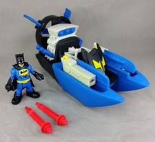 Imageinex DC Super Friends CAMO BATMAN & MISSILE LAUNCHER BATBOAT  Action Figure