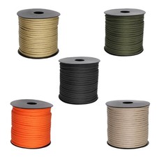 Outdoor 9 Cores 4mm Paracord Rope for Camping Hammocks Clothslie Hiking Fishing