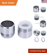 High Efficiency 2-Pack Faucet Aerator Set   2.2 GPM Water-Saving Solution