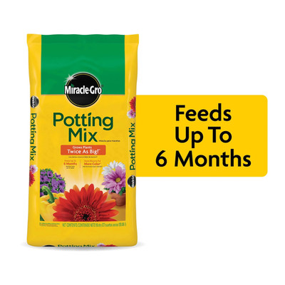 Potting Mix, for Indoor or Outdoor Potted Plants, Flowers, Shrubs, 50 Qt.