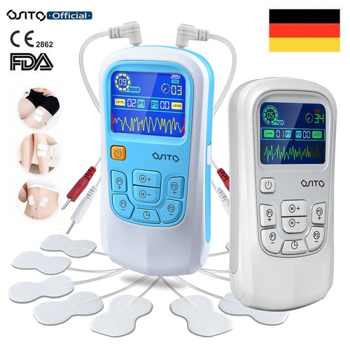 TENS Gerät Reizstromgerät EMS Muskelstimulator Pulsmassagegerät Schmerzlinderung - Bild 1 von 26