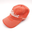 Titleist Footjoy Fj Pro V1 Golf Strapback Hat Baseball Dad Cap Orange Unisex