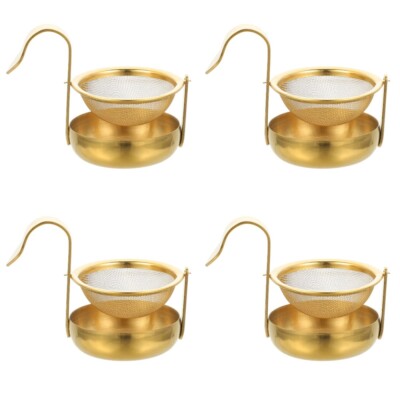 4 PCS Passoire vente en gros À Thé Maille En Acier Inoxydable Filtre De Cuisine