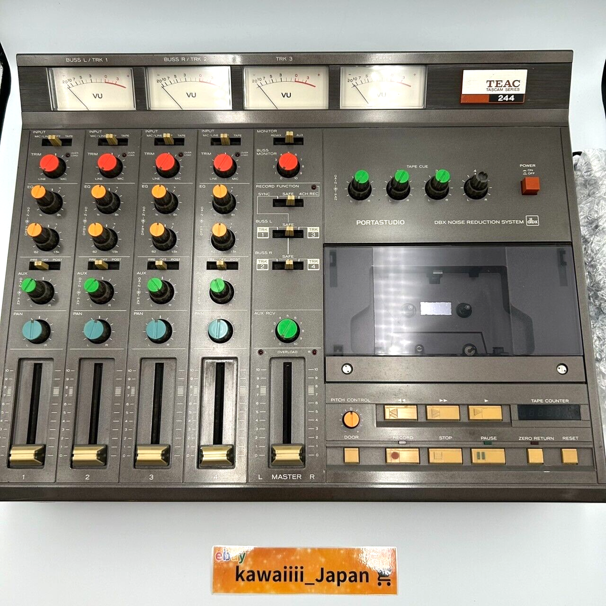 Tascam Teac 244 Portastudio 4-Track Cassette Recorder Tascam Teac 244 Portastudio 4-Track Cassette Recorder