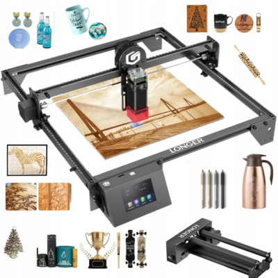 Longer Ray5 5W Laser Engraver Laser Cutter High Precision Laser Engrave + Roller