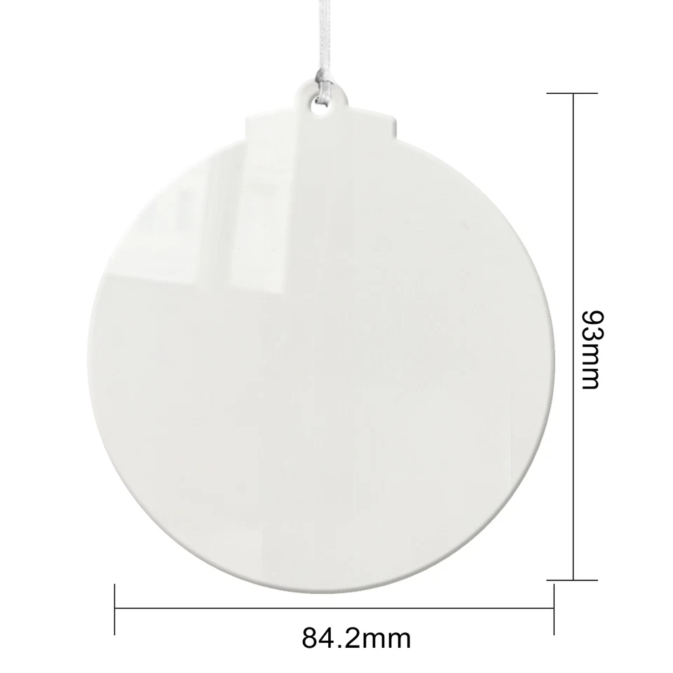 Personalised Baby's First Christmas Bauble Tree Ornaments Gift for Baby Girl Boy - Image 2 of 4