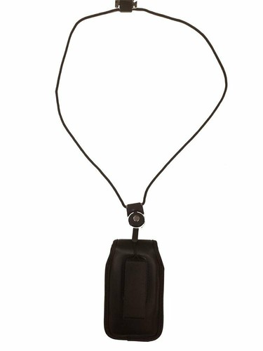 Around the neck Black case and lanyard fits Samsung Jitterbug FLIP phone - Picture 2 of 2